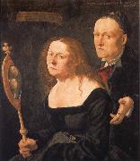Lucas Furtenagel The painter Hans Burgkmair and his wife Anna,nee Allerlai France oil painting artist